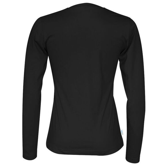 Cottover Womens/Ladies Long-Sleeved T-Shirt / Black - Picture 2 of 4